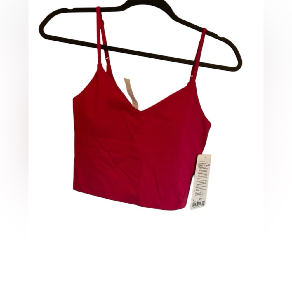 NWT Lululemon align cropped cami tank PASSIONATE Size 6